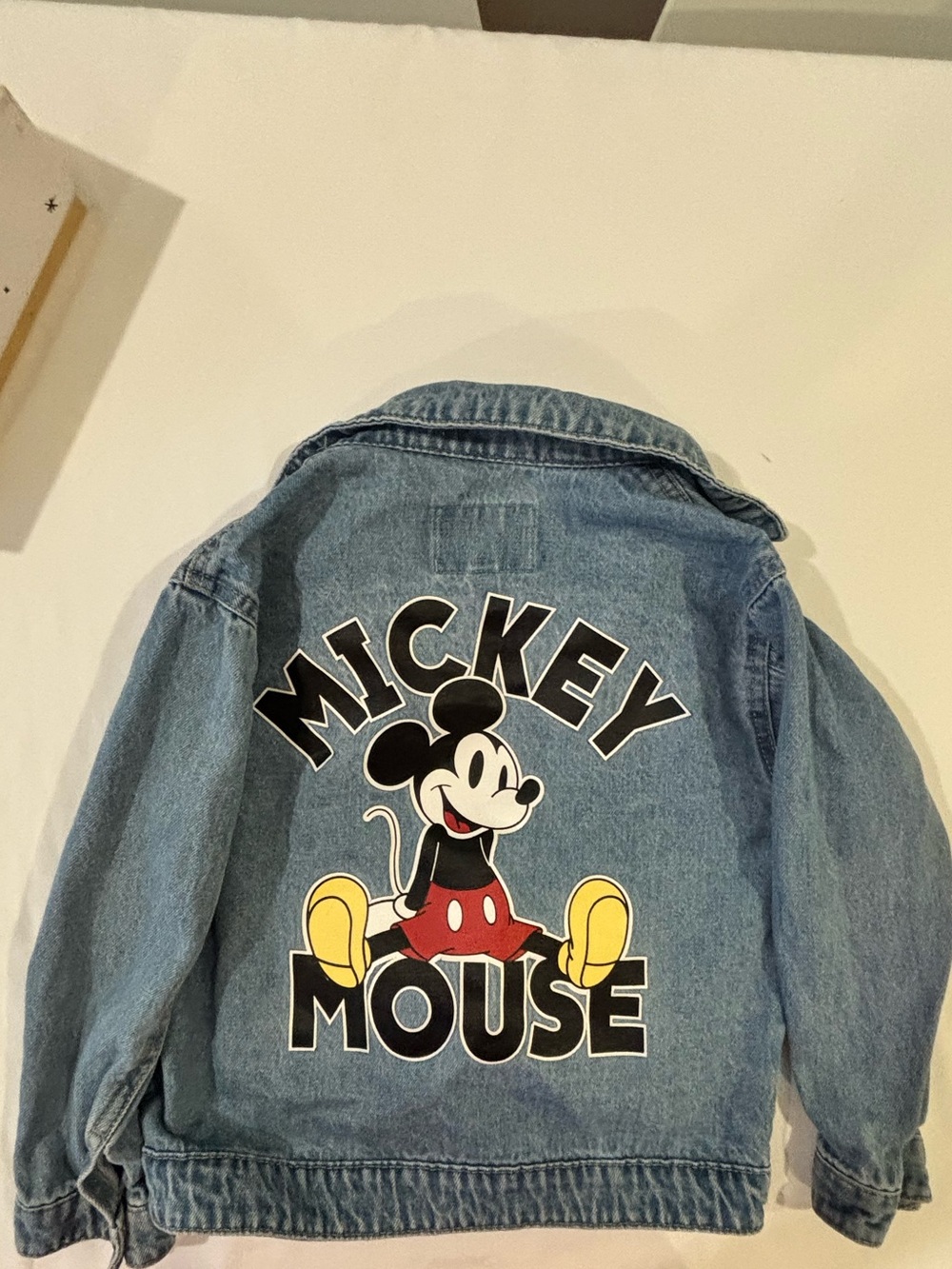 Zara Kids x Disney Mickey Mouse Denim Jacket | Size 6 Yrs (116 cm)